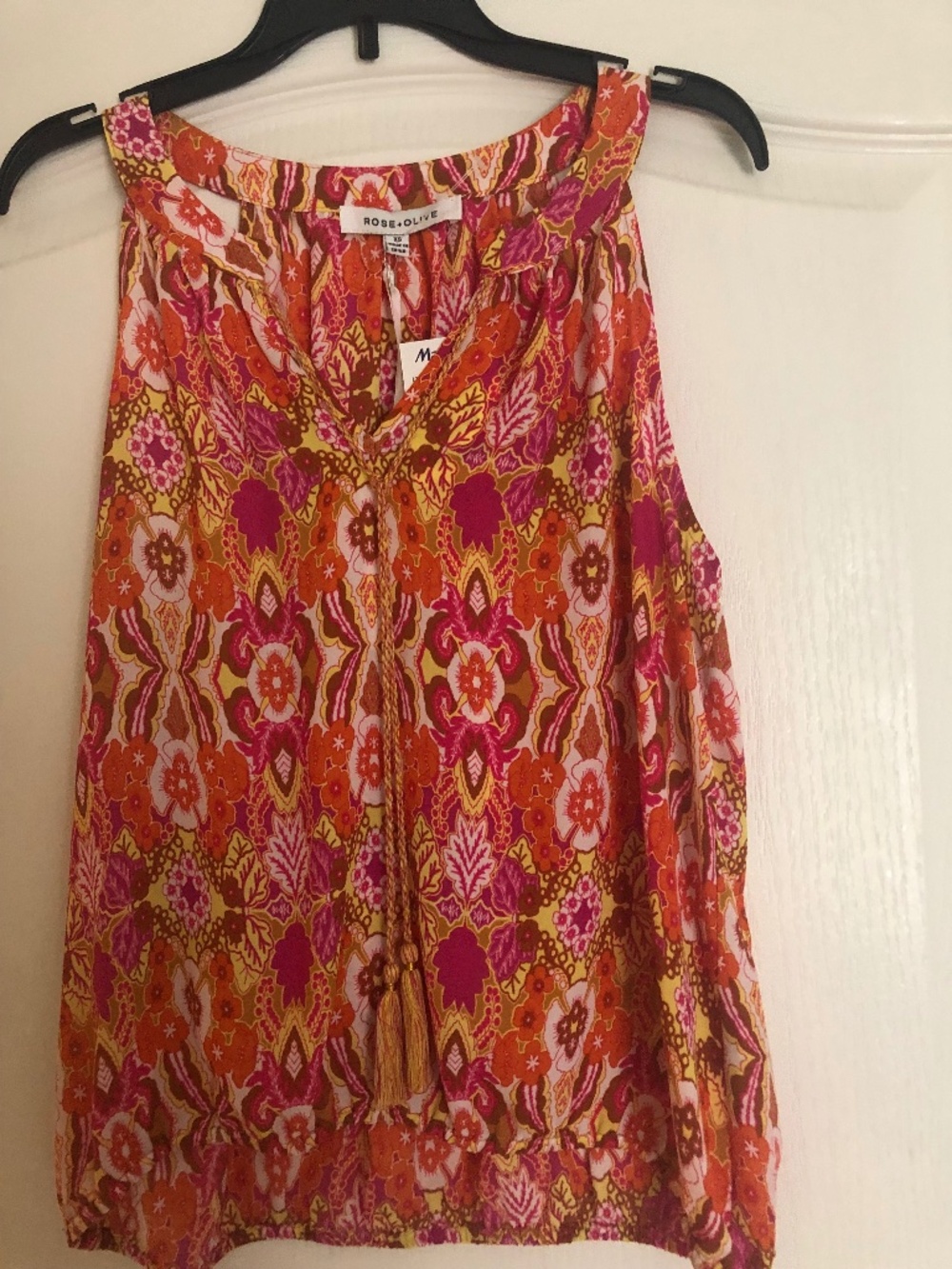 Beautiful Pink and Orange Ladies Tank
